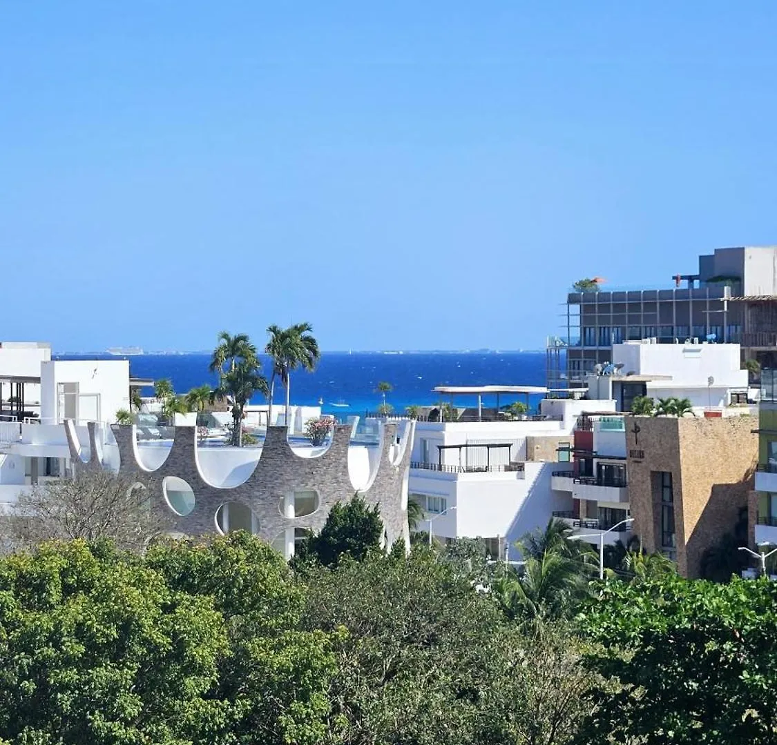 アパート Estudio De Lujo Con Vista Al Mar プレヤデルカーメン メキシコ